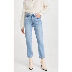 REDONE NWT 70s Stove Pipe High Waist Jeans RE/DONE Worn in NAF 26